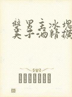 双男主冰块棉签夹子酒精扩张器封面