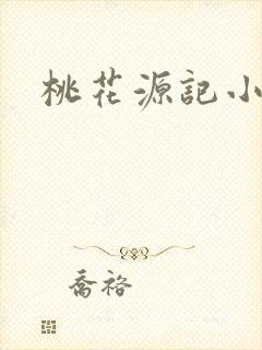 桃花源记小说封面