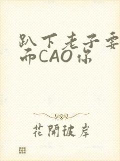 趴下老子要从后面CAO你