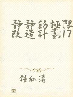 静静的极限自我改造计划17