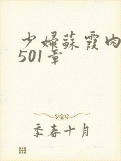 少妇苏霞肉欲第501章封面
