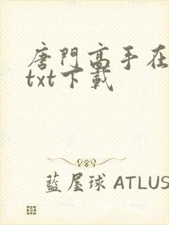 唐门高手在异世txt下载