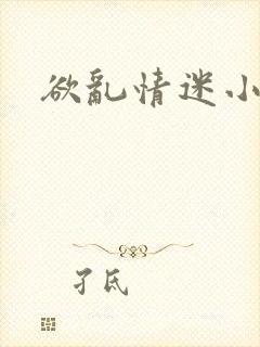 欲乱情迷小说