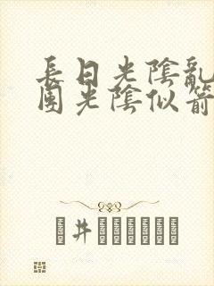长日光阴乱作一团光阴似箭无弹窗