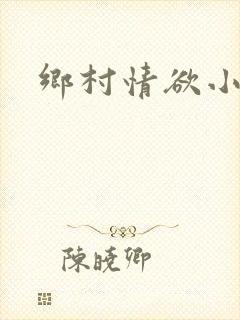 乡村情欲小说