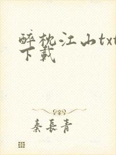醉枕江山txt下载