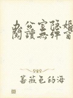 办公室隐婚免费阅读无弹窗笔趣阁封面