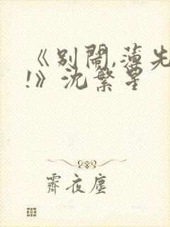 《别闹,薄先生!》沈繁星