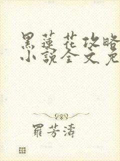 黑莲花攻略手册小说全文免费阅读笔趣阁