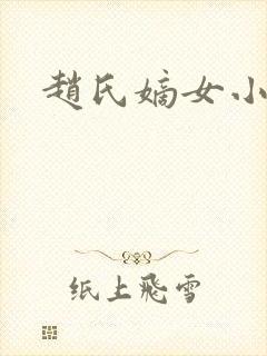赵氏嫡女小说封面