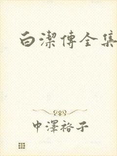 白洁传全集封面