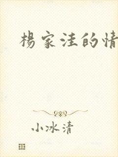 杨家洼的情事封面
