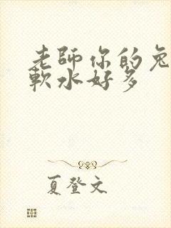 老师你的兔子好软水好多