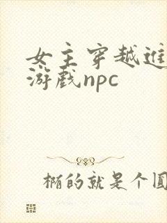 女主穿越进18游戏npc封面