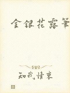 金银花露笔趣阁封面
