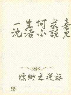 一生何求秦菲雪沈浩小说免费阅读全文笔趣阁封面