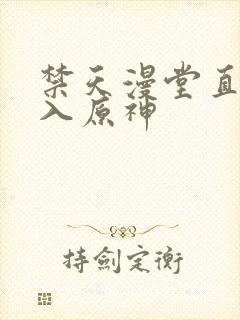 禁天漫堂直接进入原神
