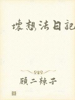 坏想法日记封面