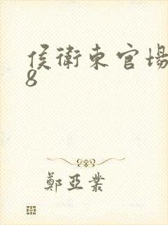 侯卫东官场笔记8