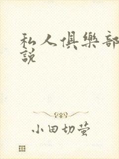 私人俱乐部 小说
