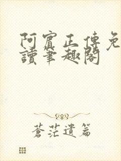 阿宾正传免费阅读笔趣阁