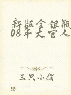 新版金银瓶2008年大官人