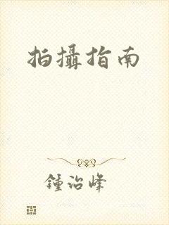 拍摄指南