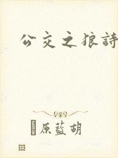 公交之狼诗晴