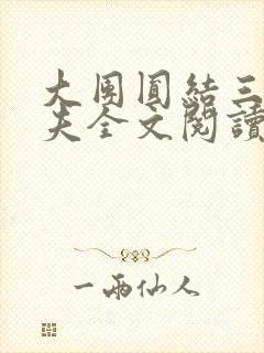 大团圆结三女一夫全文阅读封面