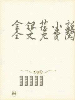 金银花小说在线全文免费阅读封面