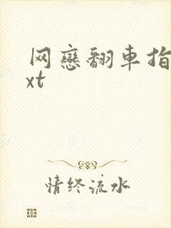 网恋翻车指南txt