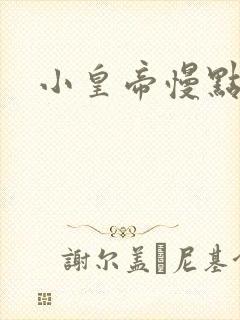 小皇帝慢点疼封面