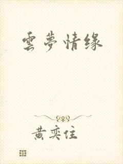 云梦情缘封面