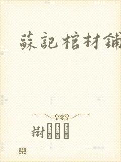 苏记棺材铺