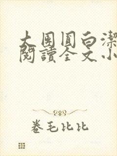 大团圆白洁免费阅读全文小说