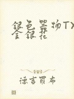 银色器物TXL金银花封面