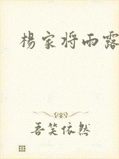 杨家将雨露均沾封面