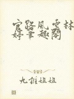 官路风云林海姜婷笔趣阁