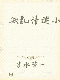 欲乱情迷小说