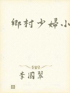 乡村少妇小说