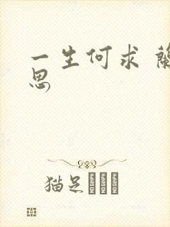 一生何求 兰思思