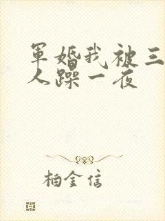 军婚我被三个男人躁一夜封面