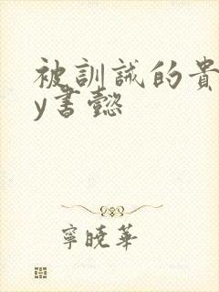 被训诫的贵妃by书懿