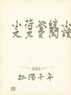 小荷欲绽小说全文免费阅读笔趣阁封面