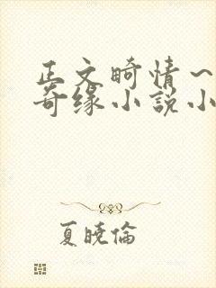 正文畸情～内裤奇缘小说小茹