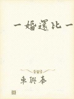 一婚还比一婚高封面
