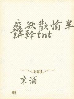 瘾欲欢愉半块小饼干tnt