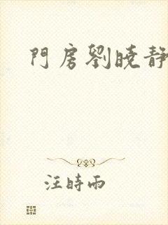 门房刘晓静封面