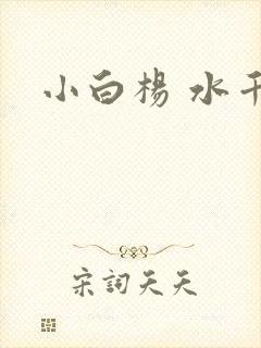 小白杨 水千丞
