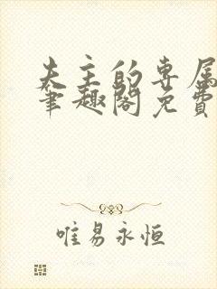 夫主的专属妻奴笔趣阁免费阅读
